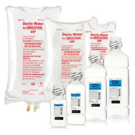 Water Irrigation Solution Sterile Water for Irrigation Not for Injection Flexible Bag 3,000 mL 797308 (1/EA 4/CS) by Pfizer USPG Hospira Worldwide, Inc.  ID 0409-7973-08